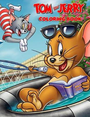 Book cover for Tom and Jerry Coloring Book