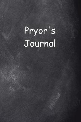 Book cover for Pryor Personalized Name Journal Custom Name Gift Idea Pryor