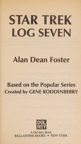 Book cover for Star Trek Log Seven