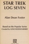 Book cover for Star Trek Log Seven