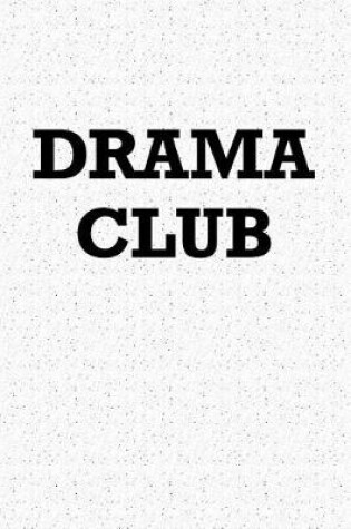 Cover of Drama Club