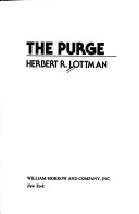 Book cover for The Purge