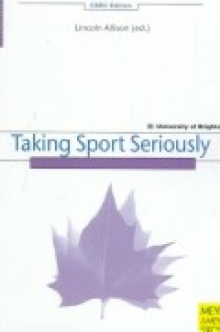 Cover of Taking Sport Seriously