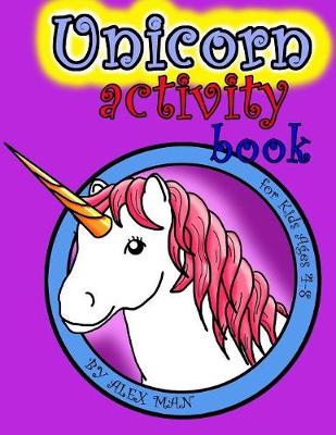 Book cover for Unicorn activity book