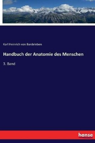 Cover of Handbuch der Anatomie des Menschen