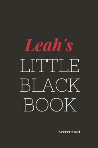 Cover of Leah's Little Black Book