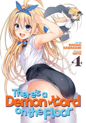 Book cover for There's a Demon Lord on the Floor Vol. 4