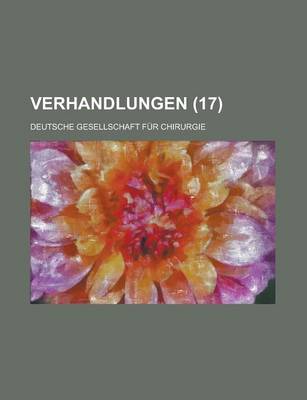 Book cover for Verhandlungen (17)