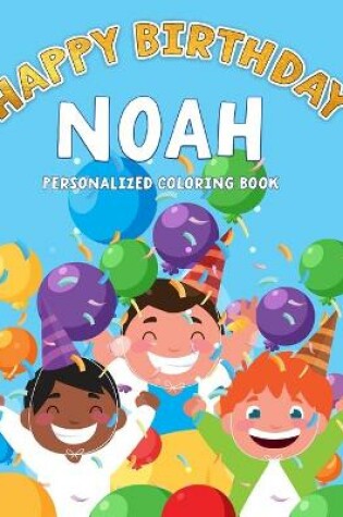 Cover of Noah's Birthday Coloring Book