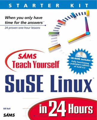 Cover of Sams Teach Yourself SuSE Linux in 24 Hours