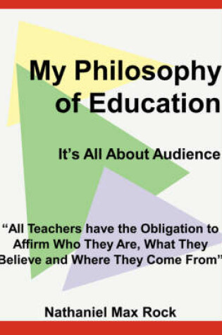 Cover of My Philosophy of Education