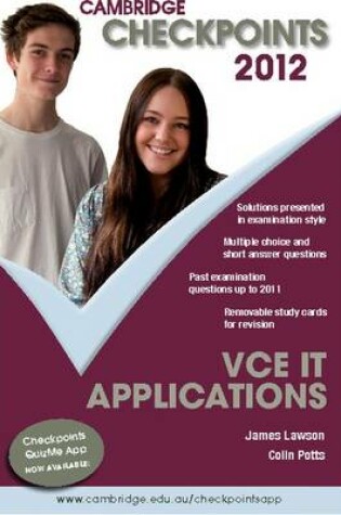 Cover of Cambridge Checkpoints VCE IT Applications 2012