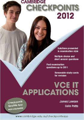 Book cover for Cambridge Checkpoints VCE IT Applications 2012