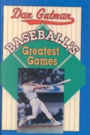 Cover of Baseball's Greatest Games