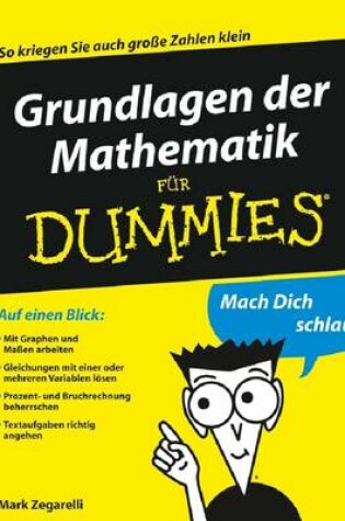 Cover of Grundlagen der Mathematik fur Dummies