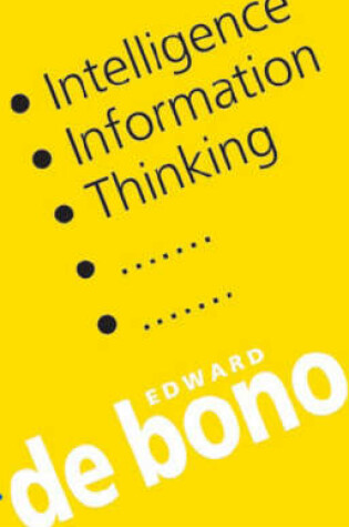Cover of Intelligence, Information, Thinking