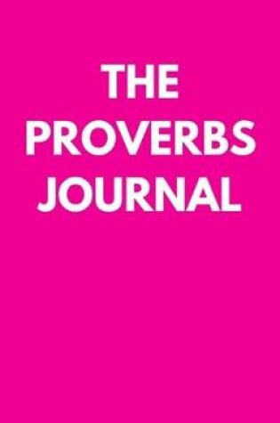 Cover of The Proverbs Journal