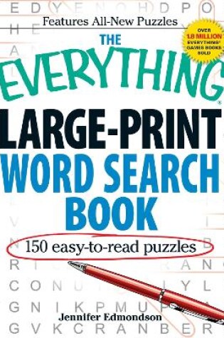 Cover of The Everything Large-Print Word Search Book