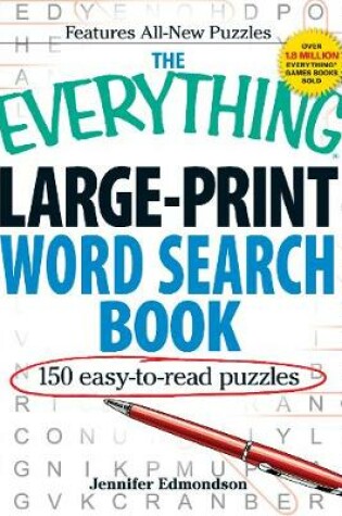 Cover of The Everything Large-Print Word Search Book