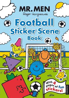 Book cover for Mr Men Football Sticker Scene Book