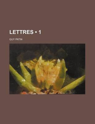 Book cover for Lettres (1)