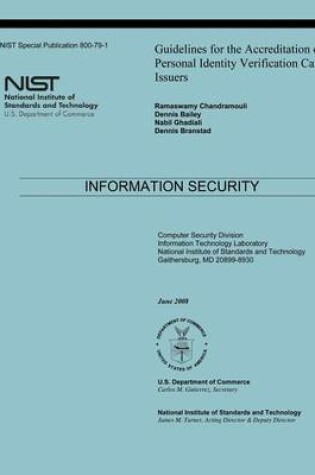 Cover of Guidelines for the Accreditation of Personal Identity Verification Card Issuers