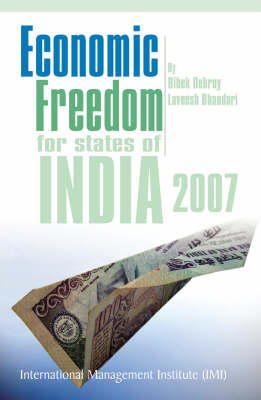 Book cover for Economic Freedom for States of India 2007