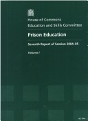 Book cover for Prison Education, Seventh Report of Session