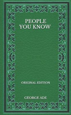 Book cover for People You Know - Original Edition