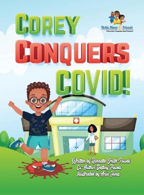 Book cover for Corey Conquers Covid!