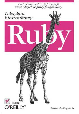 Book cover for Ruby. Leksykon Kieszonkowy