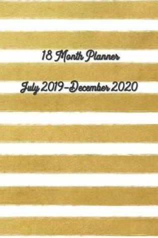 Cover of 18 Month Planner July 2019-December 2020