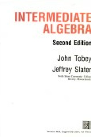 Cover of Intermediate Algebra