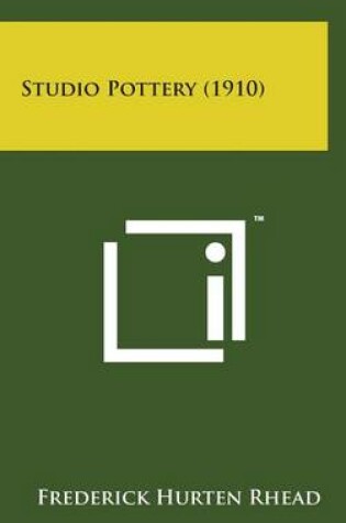 Cover of Studio Pottery (1910)