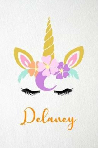 Cover of Delaney A5 Lined Notebook 110 Pages