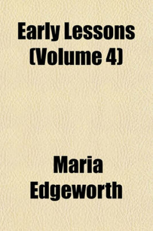 Cover of Early Lessons (Volume 4)