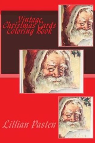 Cover of Vintage Christmas Cards Coloring Book