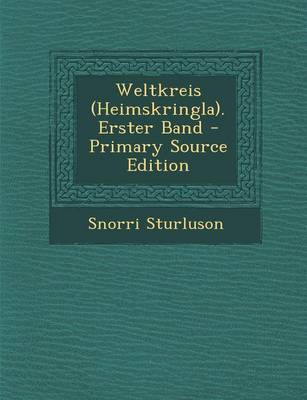 Book cover for Weltkreis (Heimskringla). Erster Band