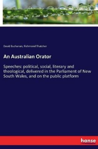 Cover of An Australian Orator