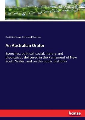 Book cover for An Australian Orator