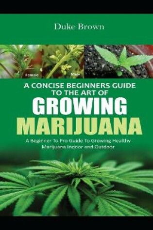 Cover of A Concise Beginners Guide to the Art of Growing Marijuana Indoor