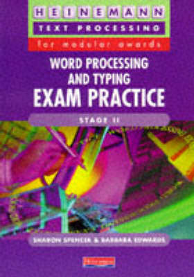 Book cover for Word Processing/Typing Exam Practice Stage II