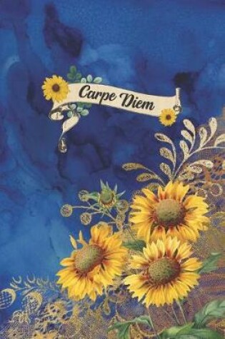 Cover of Simply Dots Dot Journal Notebook - Carpe Diem Sunflowers