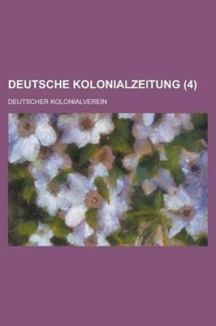 Cover of Deutsche Kolonialzeitung (4 )