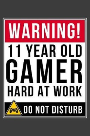Cover of Warning 11 Year Old Gamer Hard At Work Do Not Disturb