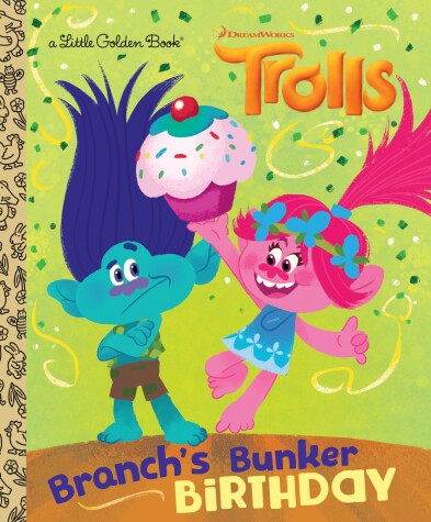 Book cover for Branch's Bunker Birthday (DreamWorks Trolls)