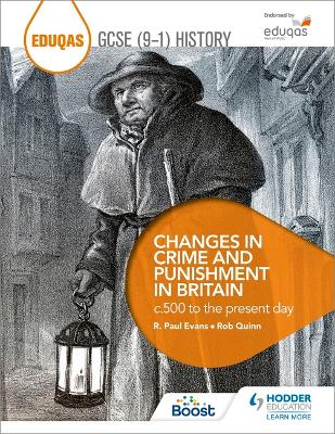 Book cover for Eduqas GCSE (9-1) History Changes in Crime and Punishment in Britain c.500 to the present day