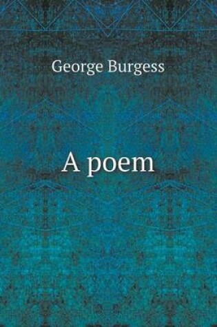 Cover of A poem