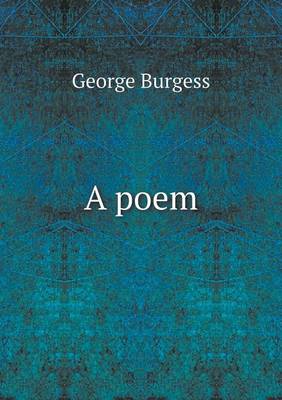 Book cover for A poem