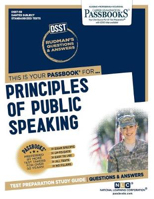 Book cover for Principles of Public Speaking (Dan-59)